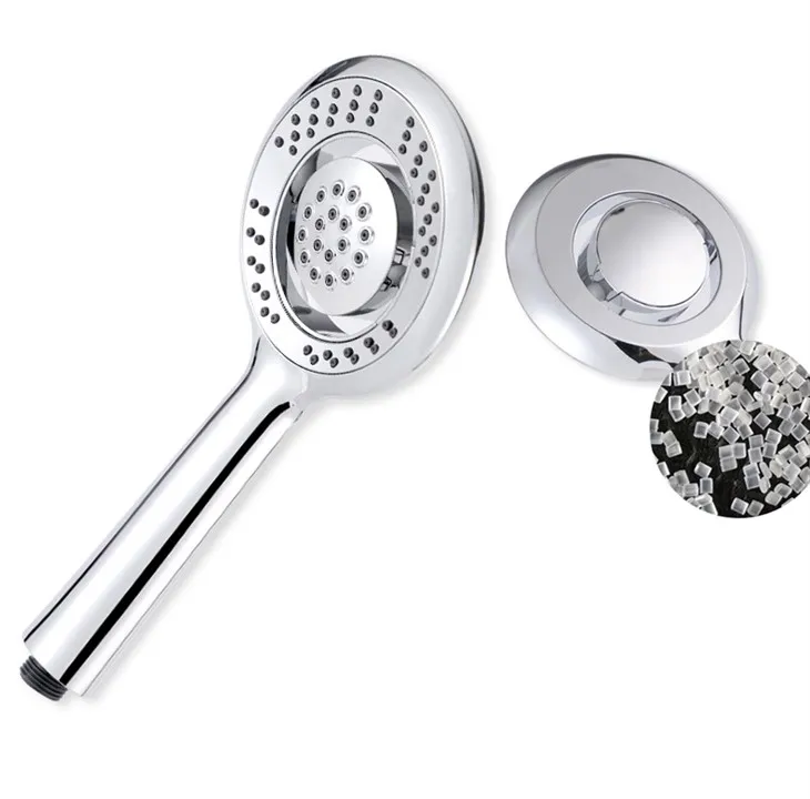 Ručná sprchová hlavica s ľahkým čistiacim jetom, luxusným multifunkčným sprejom, zrážkami, zakončením