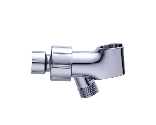 Nastaviteľná držiak ručnej sprchovej konzoly s ABS plastovým otočným kĺbovým spojom, pochrómovaný