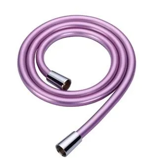 Vysoko kvalitná lesklá hladká sprchová hadica z PVC, 60 palcov, s certifikáciou WRAS proti prekrúteniu