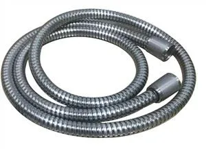 304 Vážená sprchová hadica z nehrdzavejúcej ocele, nerezová oceľ, hrúbka 0,2 mm, povrchová úprava nikel